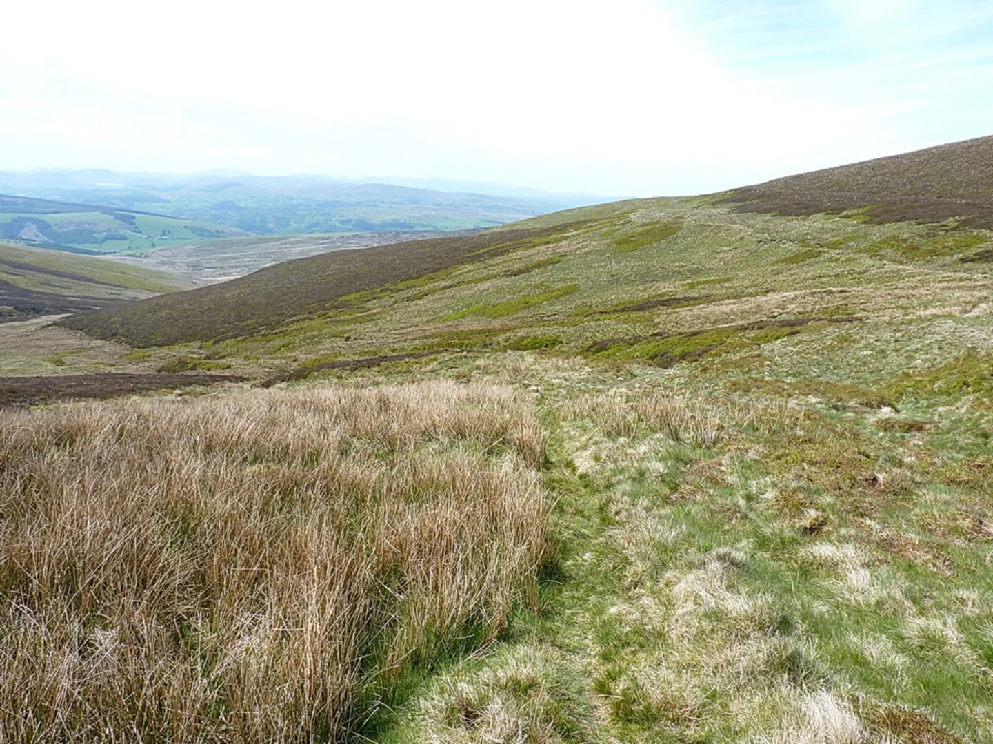An image depicting the trail Cadair Bronwen from Llandrillo and its surrounding area.