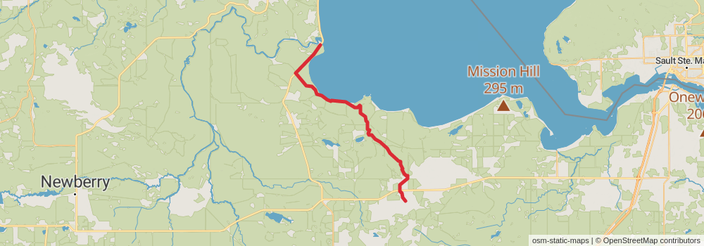 American Perimeter Trail - North Country Primary stage 84 Map