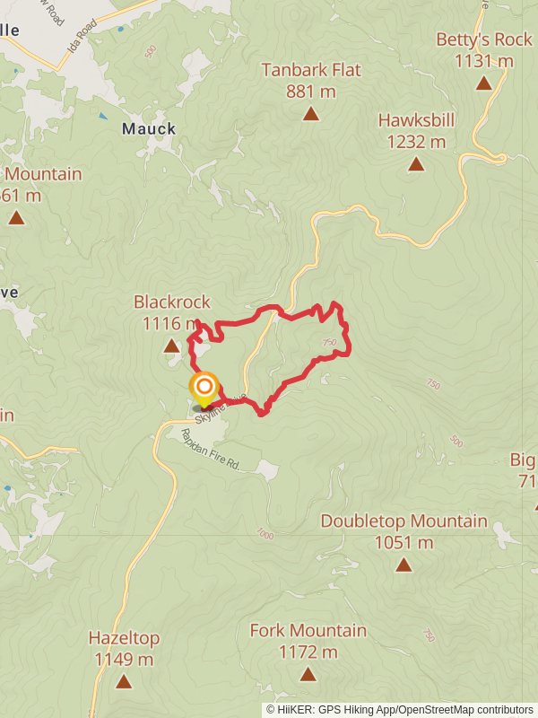 Dark Hollow Falls - Story of the Forest - Rose River Loop Trail