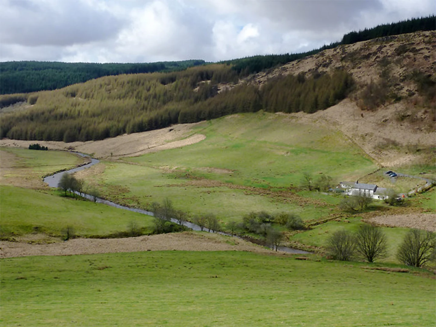An image depicting the trail Hostels Walk in Ceredigion and its surrounding area.
