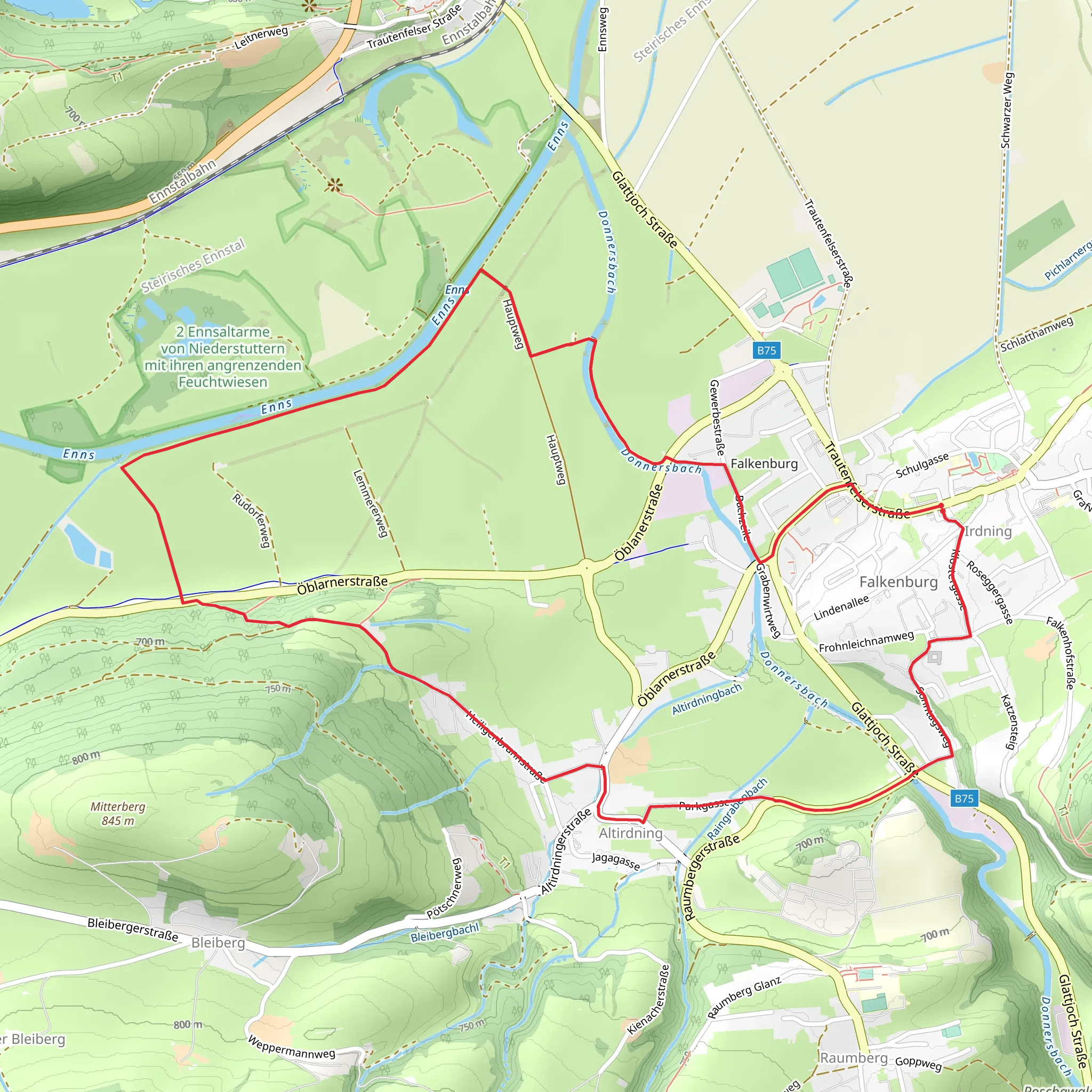Roundway Heiligenbrunn mobile static map