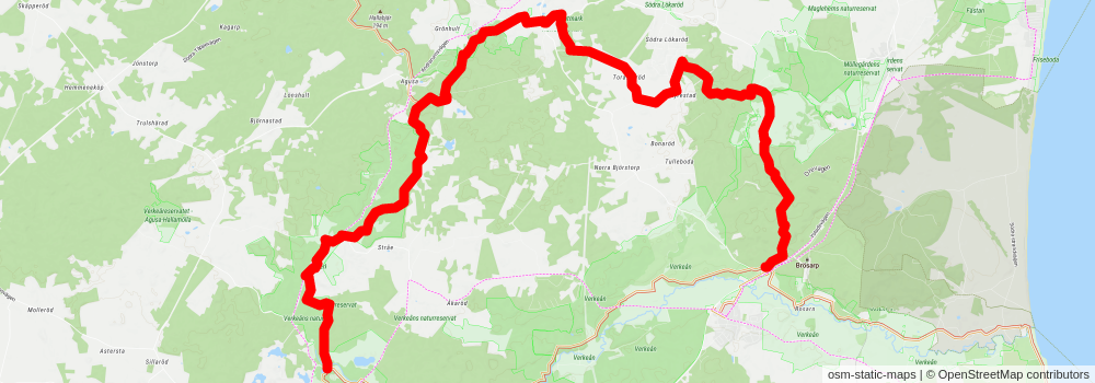 Skåneleden 4 alt 1 Map