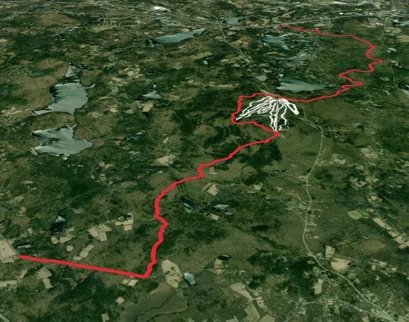 Midstate Trail via Mount Wachusett - Wachusett Mountain State Reservation