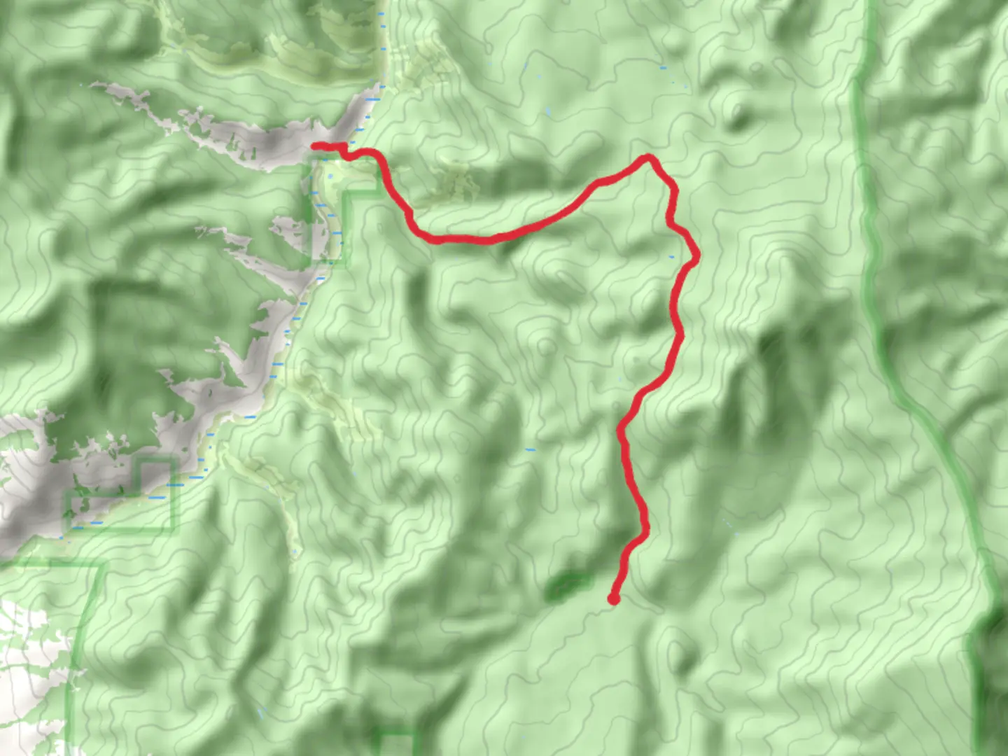 An image depicting the trail Wheatley Creek Trail and its surrounding area.