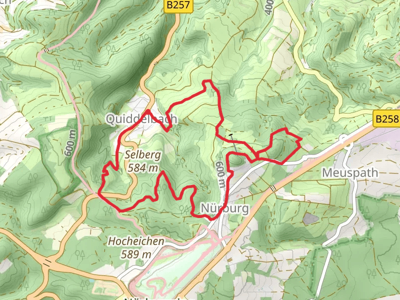 Auf den Spuren der Ordensritter and Nürburg Loop