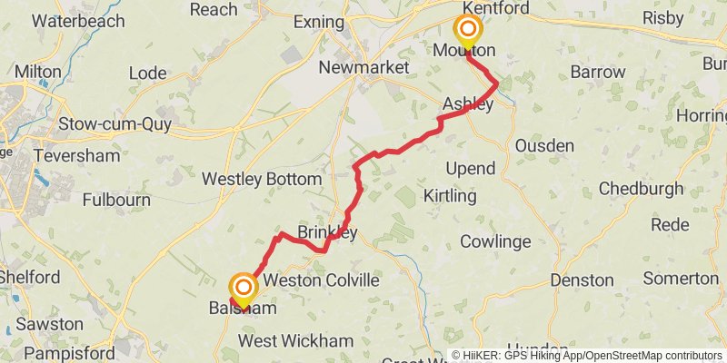 Greater Ridgeway Trail stage 24 Map