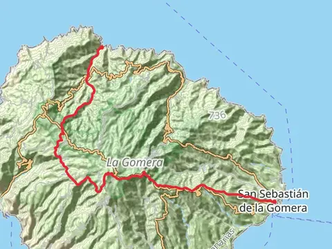 GR 131 La Gomera