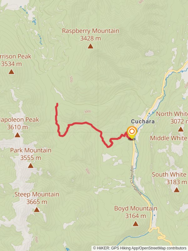 Dodgeton Trail mobile static map