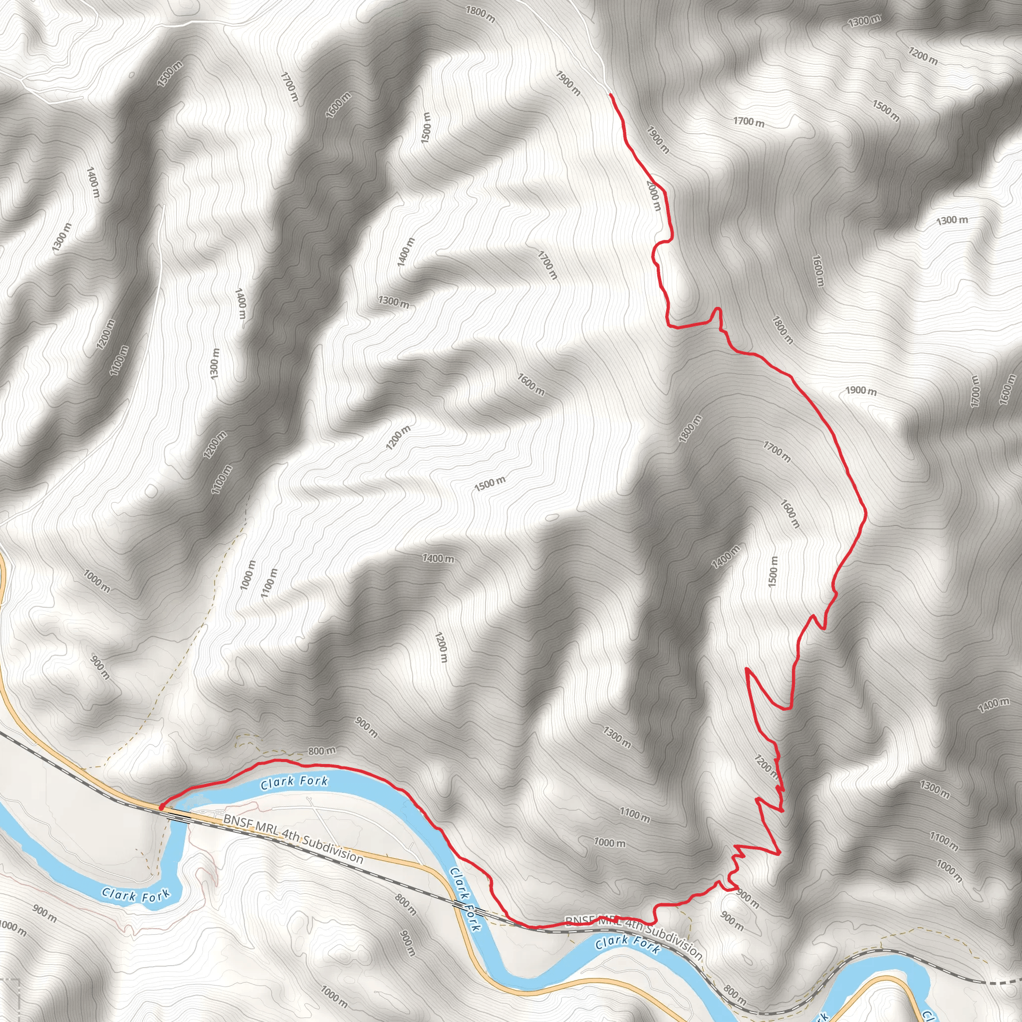 Fourteen Mile Creek Trail mobile static map