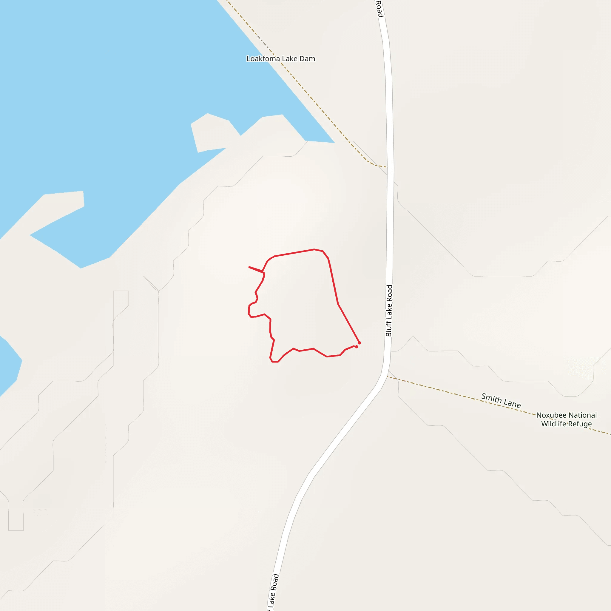 Morgan Hill Overlook Loop Trail mobile static map