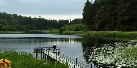 An image depicting the trail Bailieborough Castle Lake Loop - PJ's Way and its surrounding area.
