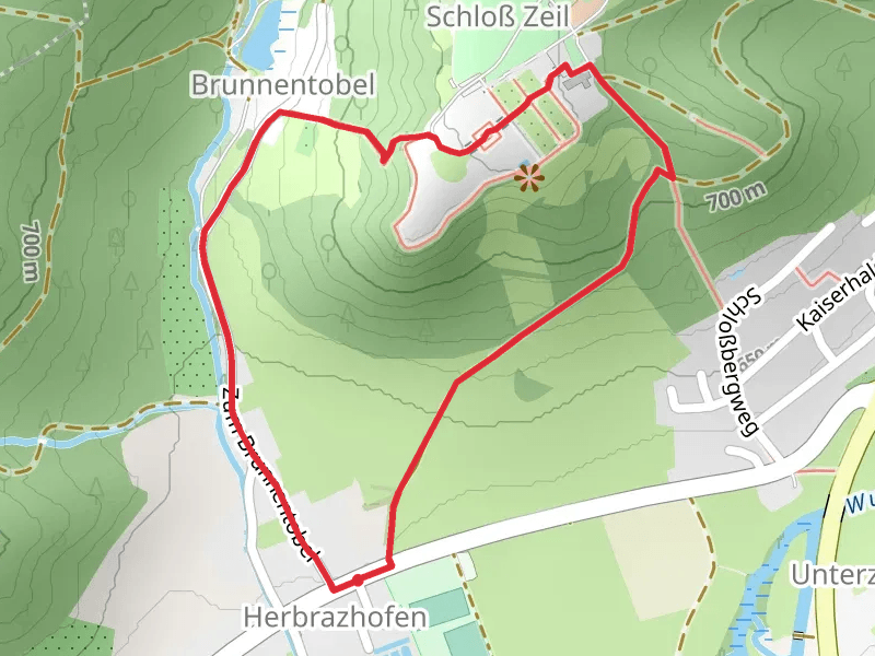 Schloß Zeil Loop via 9 Schloss Tour