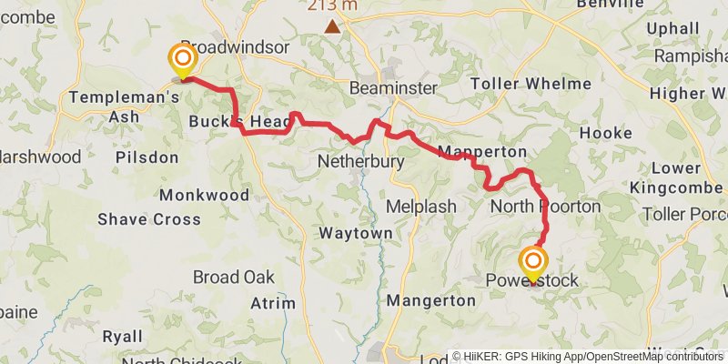 Celtic Way stage 41 Map