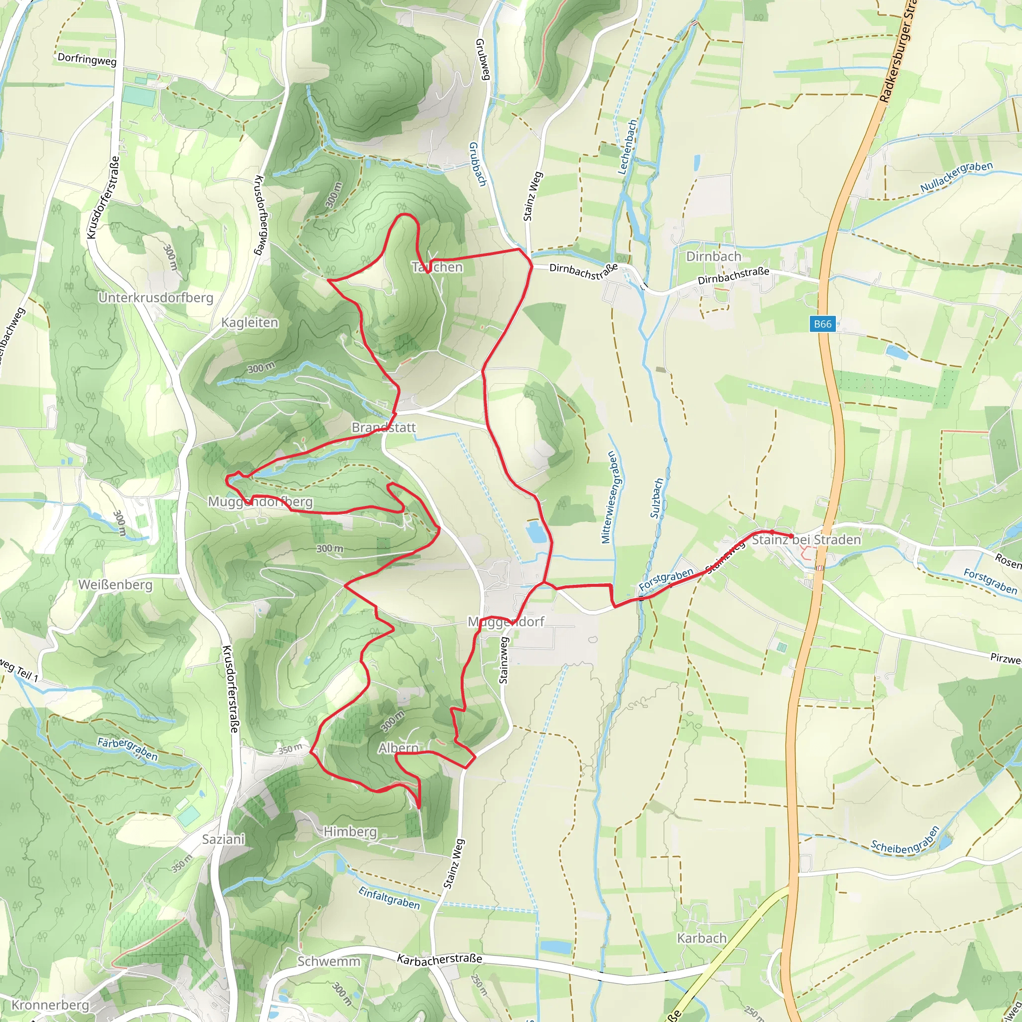 Weg der Kunst mobile static map