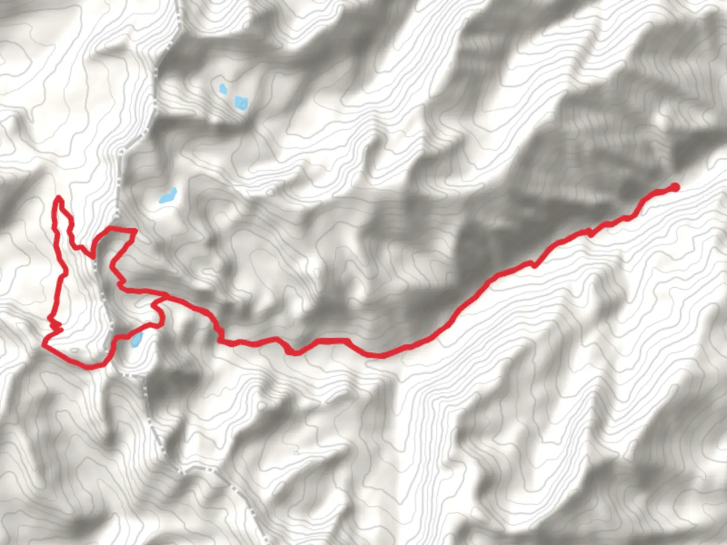 An image depicting the trail Foggy Dew Creek, Summit and Sunrise Lake Loop Trail and its surrounding area.