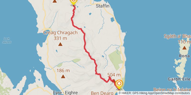 Skye Trail stage 2 Map