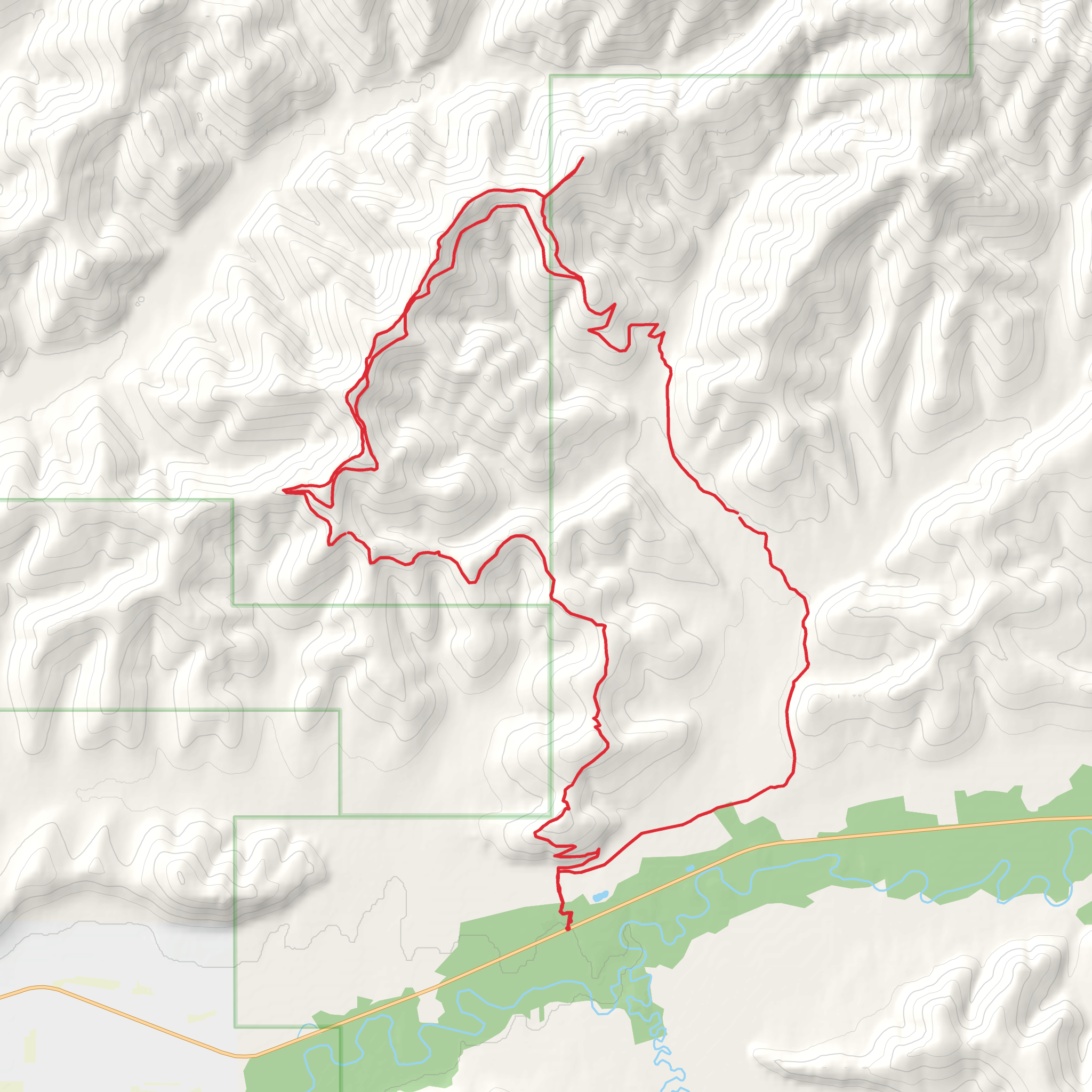 Compeau Trail mobile static map