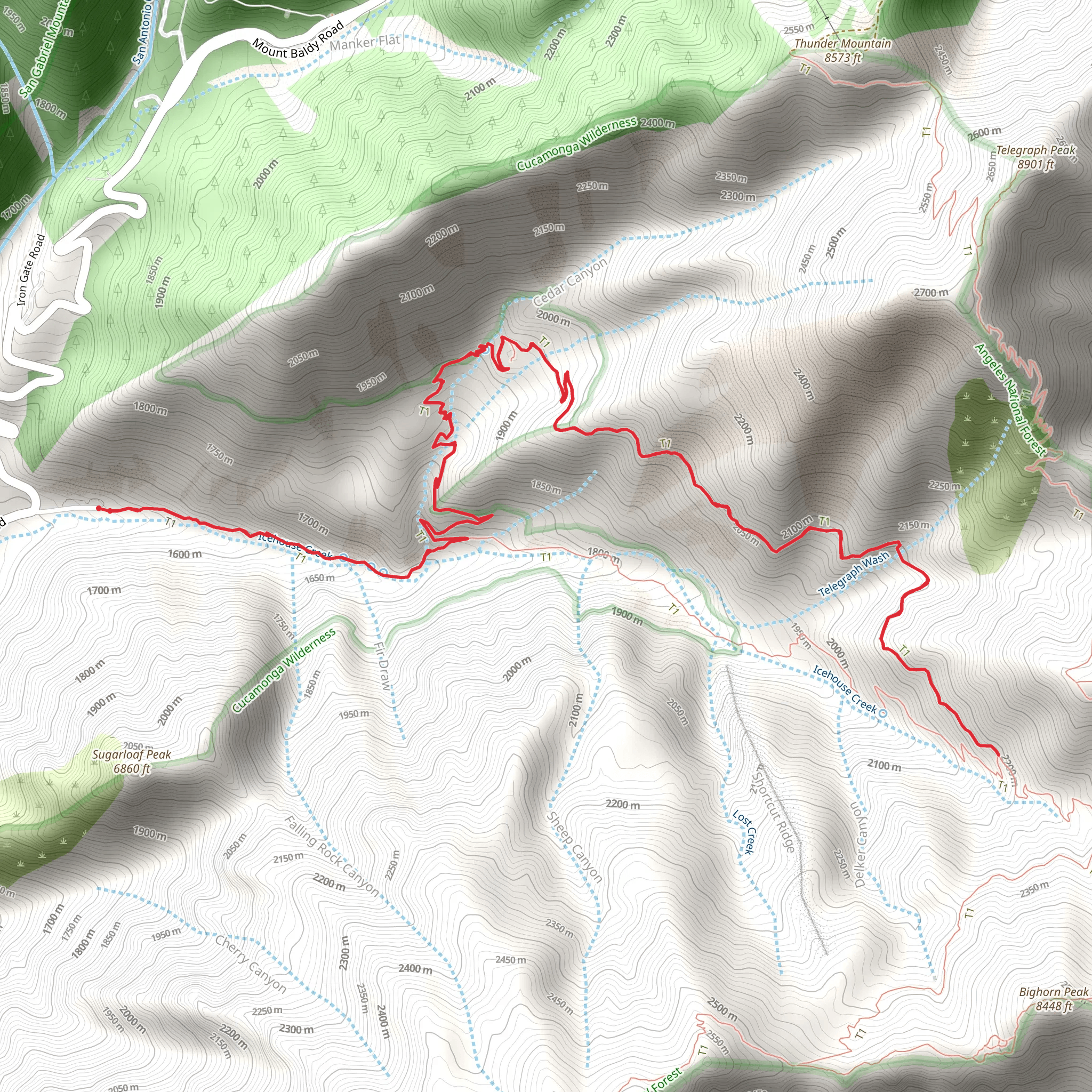 Chapman Trail mobile static map