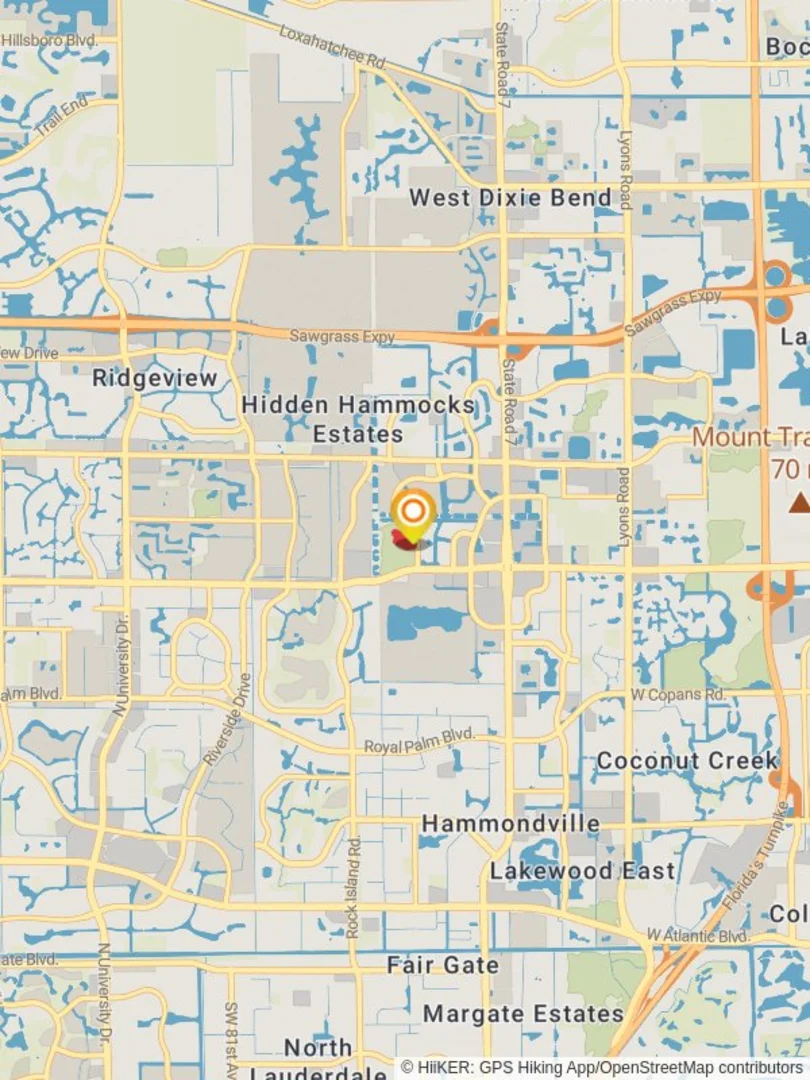 An image depicting the trail Tall Cypress Natural Area Loop and its surrounding area.