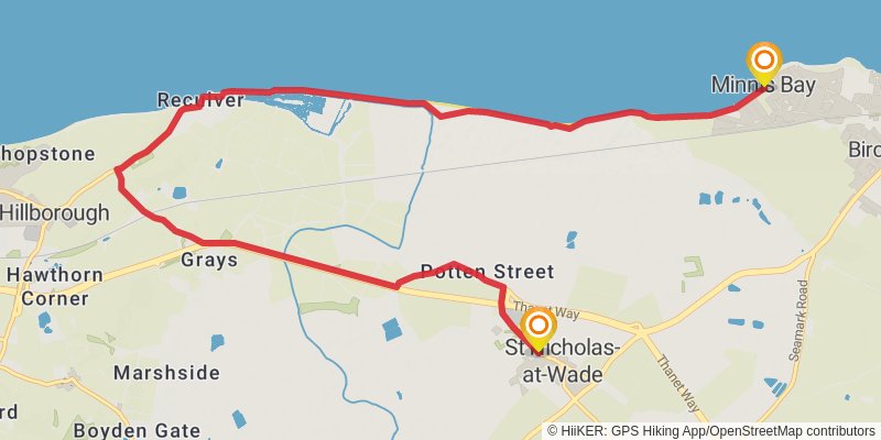 Viking Coastal Trail stage 3 Map