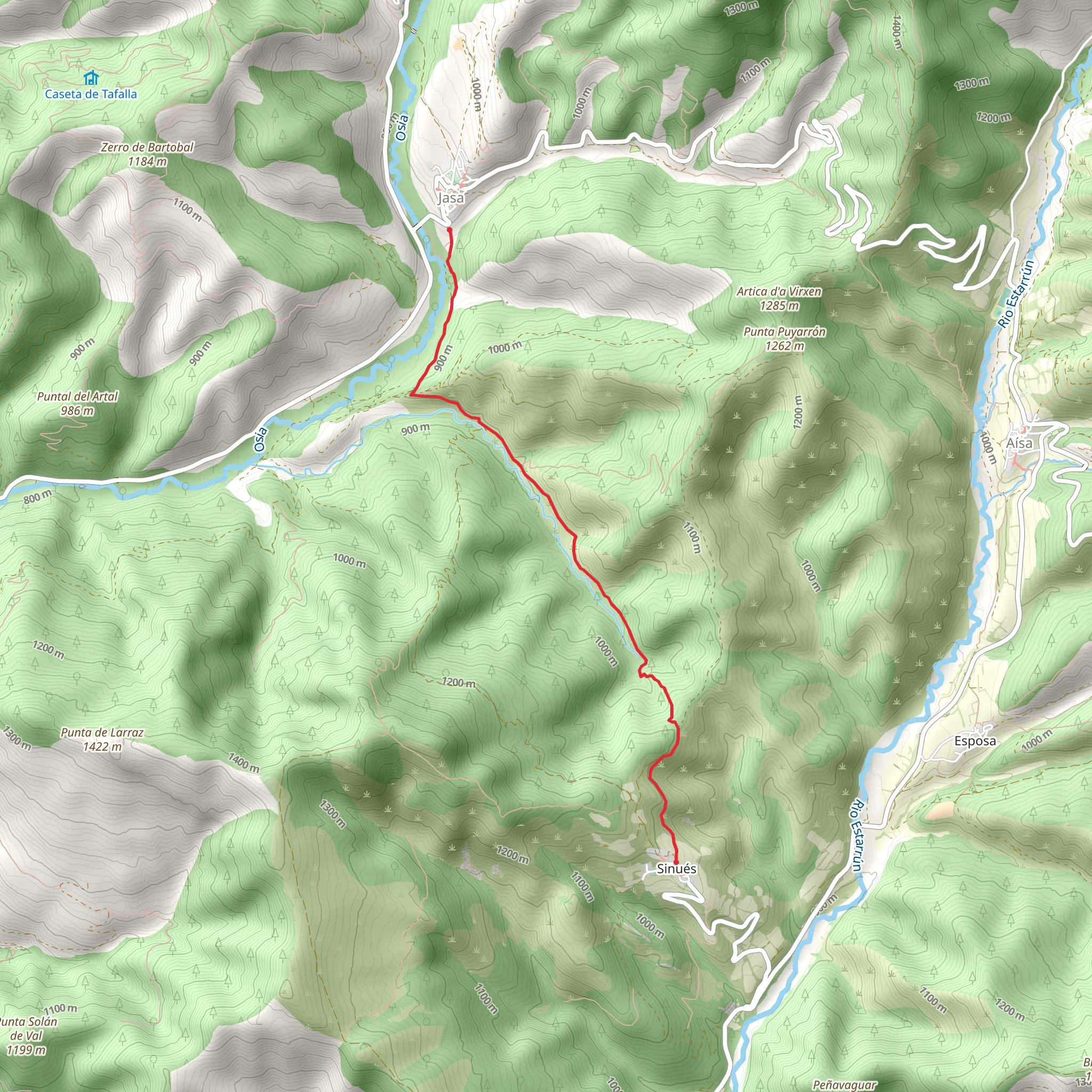 Sinués - Jasa PR HU 154 mobile static map