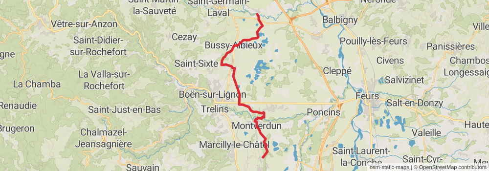 Camino Strasbourg-Saint Jean Pied de Port via Le Puy stage 39 Map
