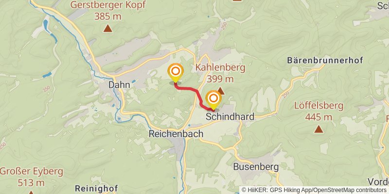 Felsenland Sagenweg alt 2 Map