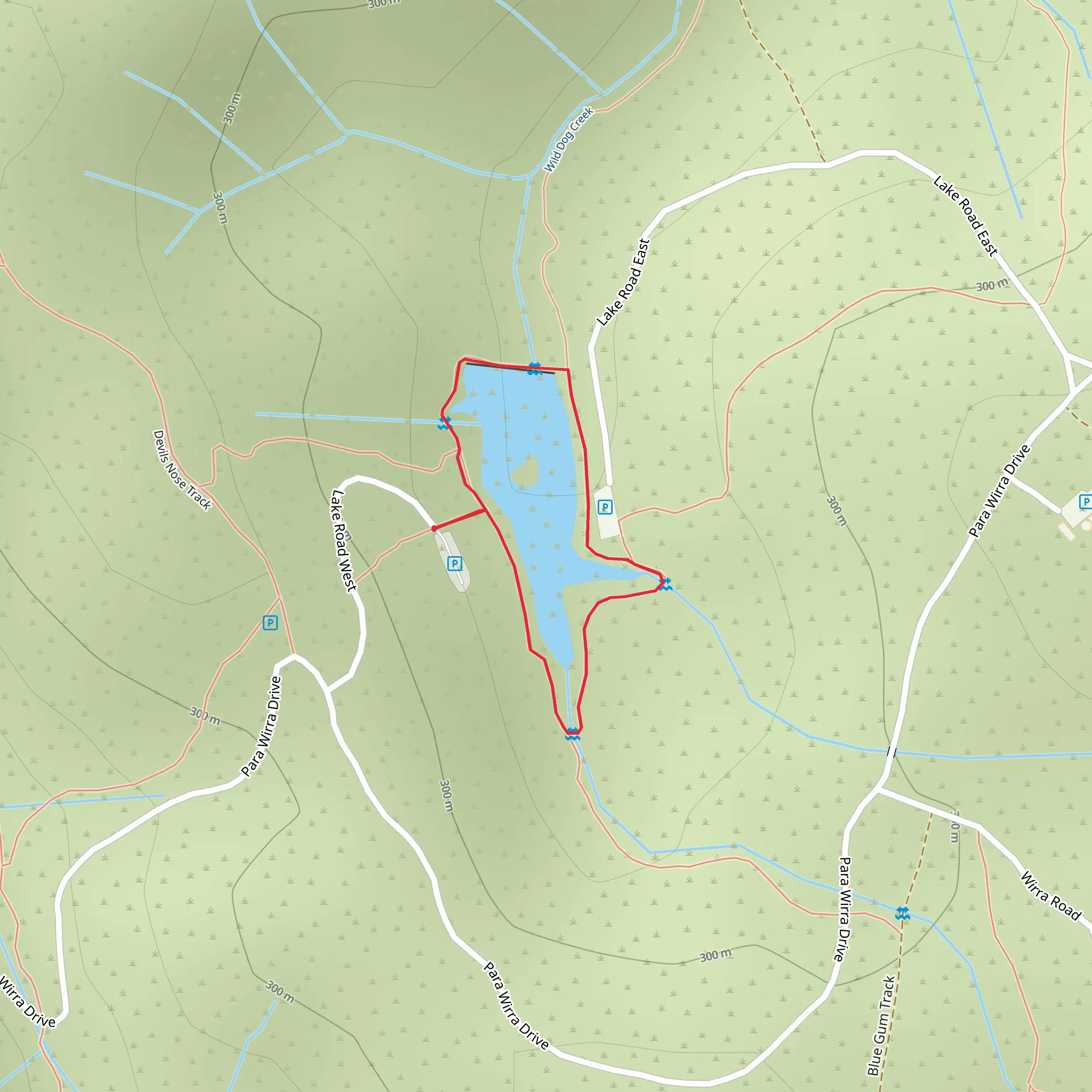 Lake Discovery Walk mobile static map