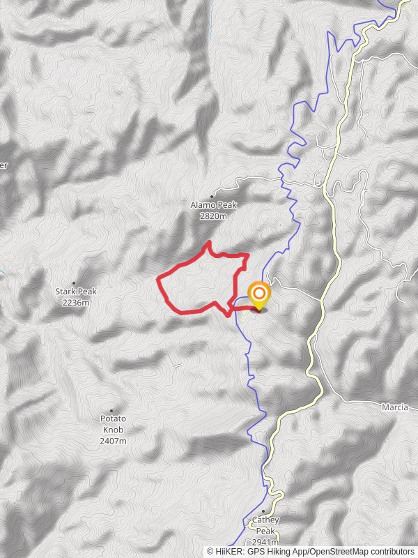 Atkinson Field Trail and Pipeline Loop Trail mobile static map