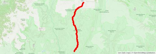 Southwestern Horseshoe Trail stage 36 Map