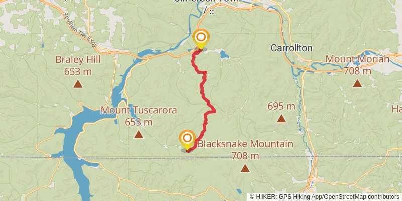 Finger Lakes Trail stage 3 Map