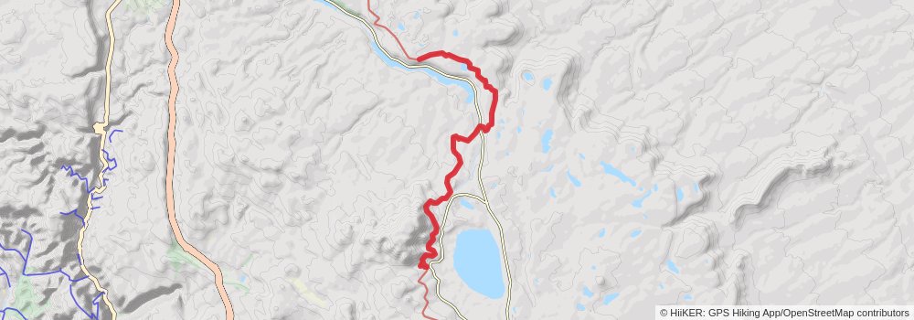 Arizona Trail stage 53 Map