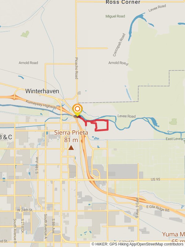 Colorado River Levee Linear Park - South Gilla Valley Loop