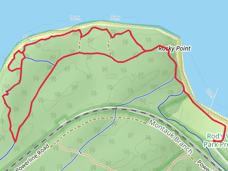 Old North Road and Duck Bluff Loop Trail