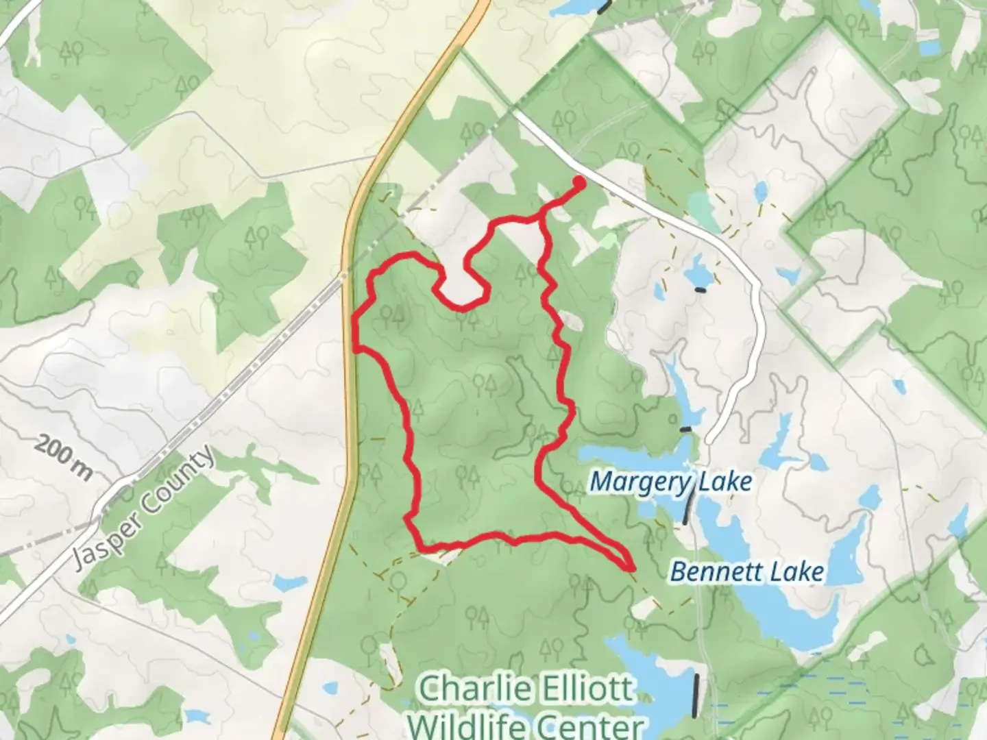 An image depicting the trail Multiuse Loop Trail and its surrounding area.
