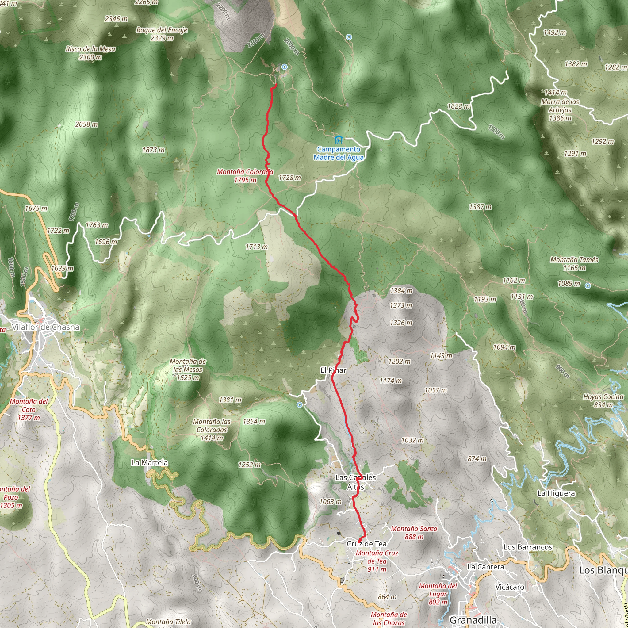 Altos de Granadilla PR TF 83 mobile static map