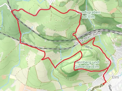 Elm Runwanderweg and Schluechtern Wanderweg