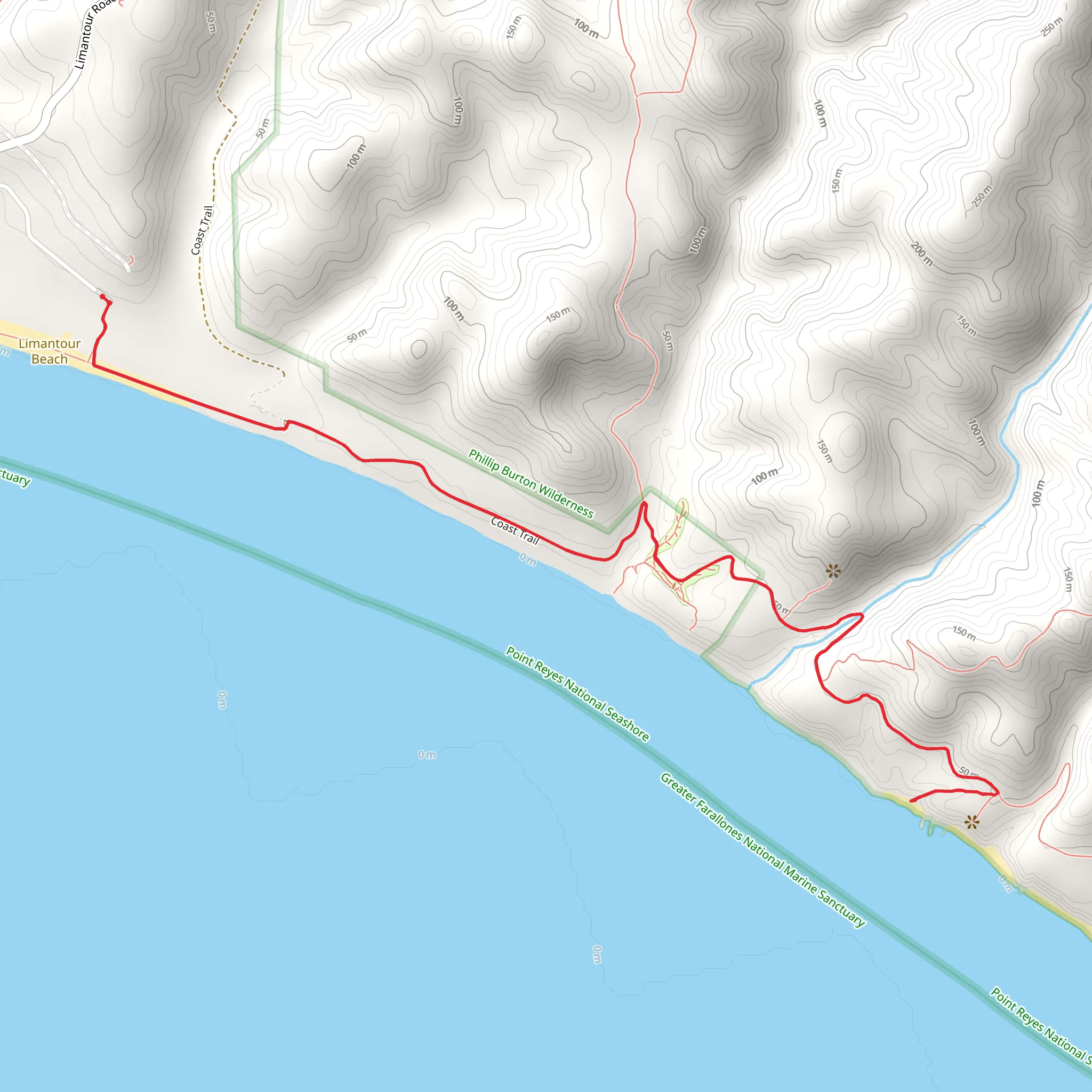 Beach Access - Coast Trail mobile static map