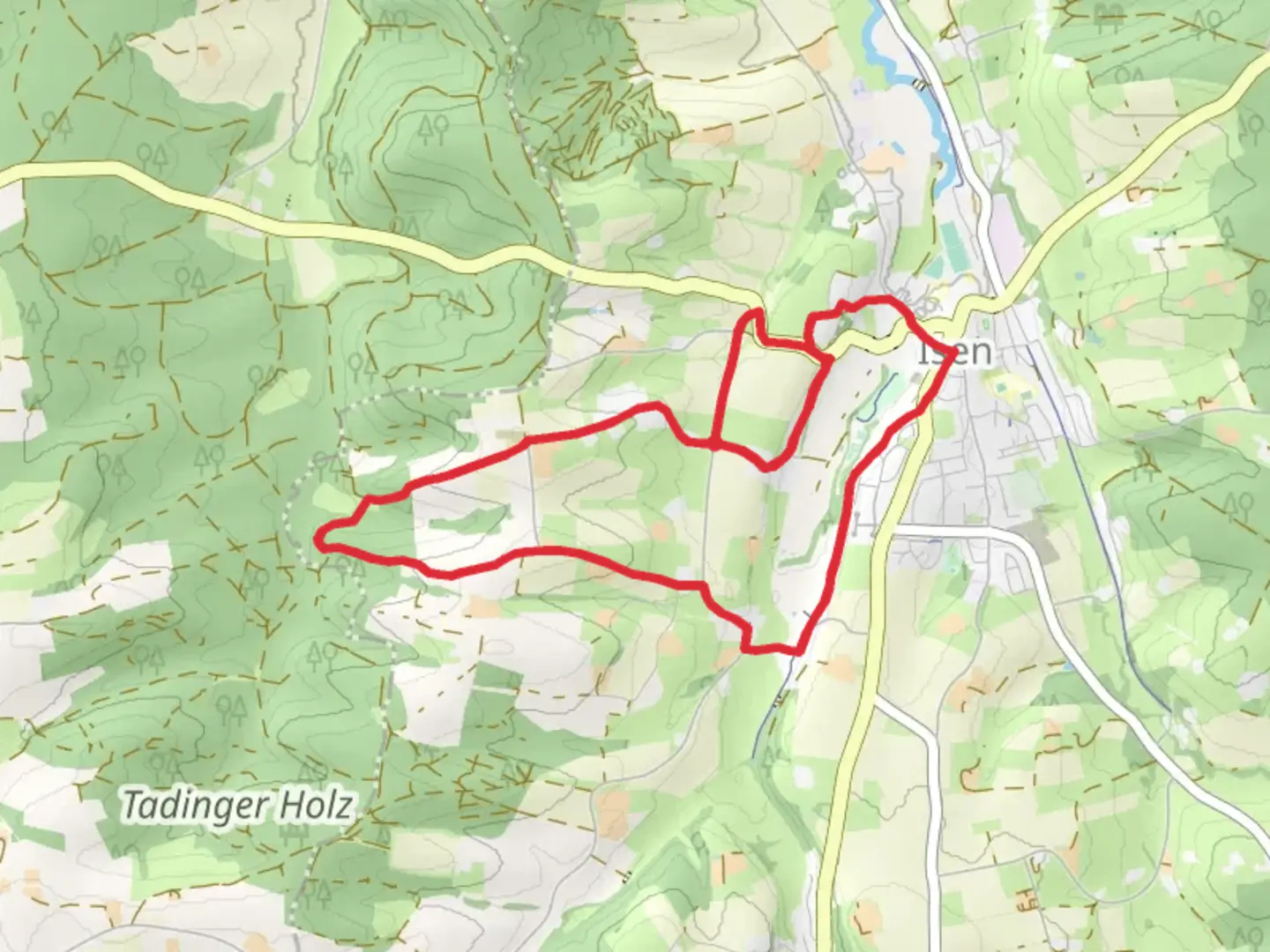 An image depicting the trail Wanderweg 2 Loop and its surrounding area.