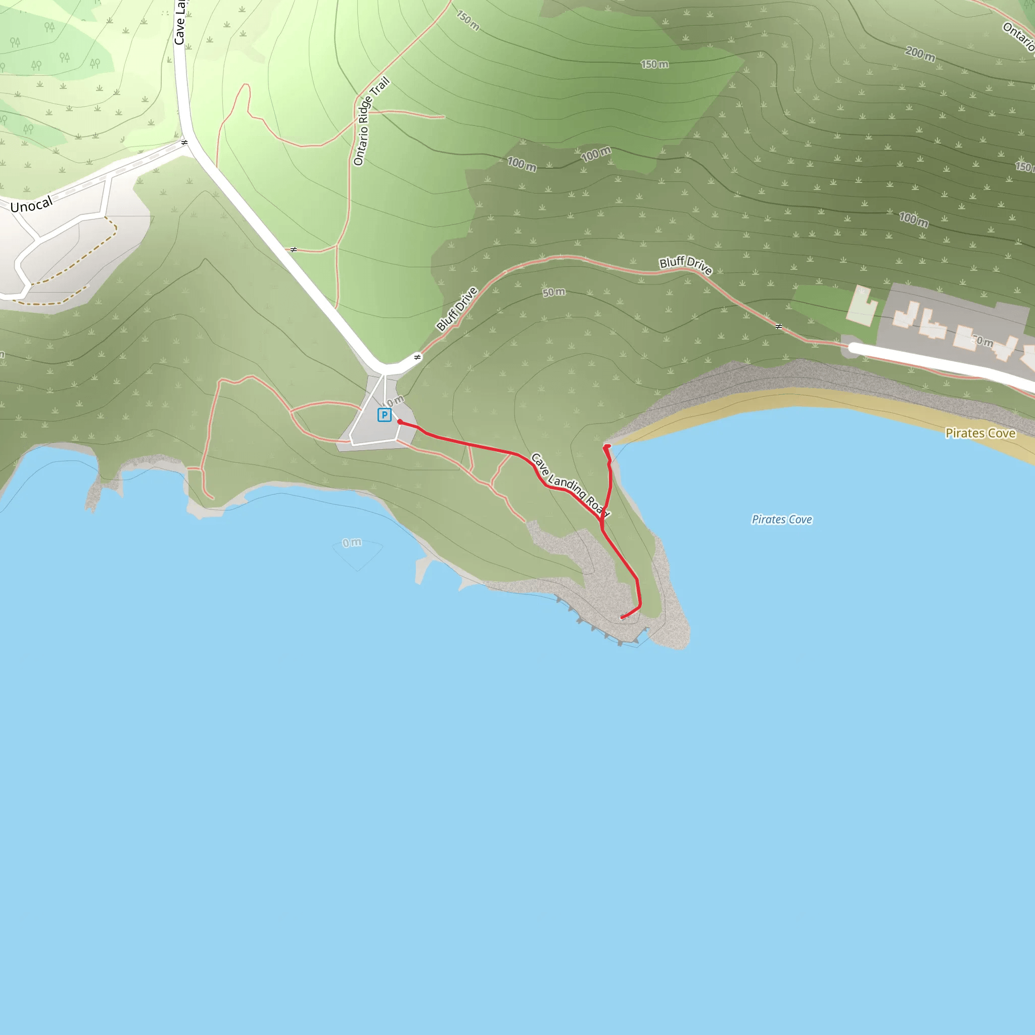 Cave Landing Road mobile static map