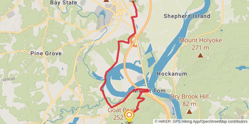 New England Trail stage 7 Map