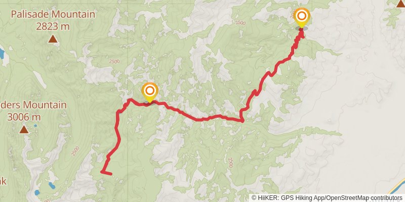 Eightmile Trail stage 3 Map