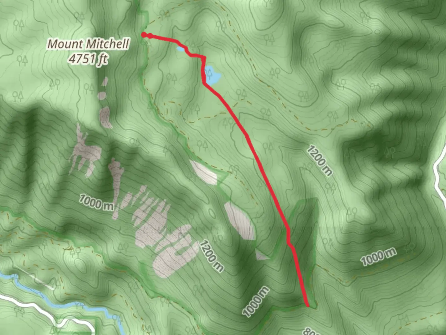 An image depicting the trail Cottonwood Meadows Trail and its surrounding area.