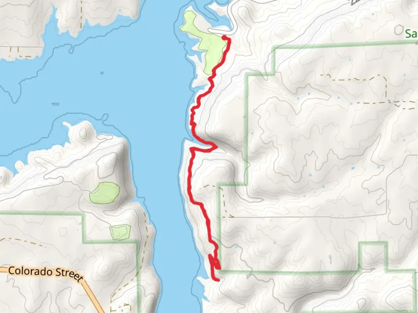 An image depicting the trail McPhee Overlook Trail - Short and its surrounding area.