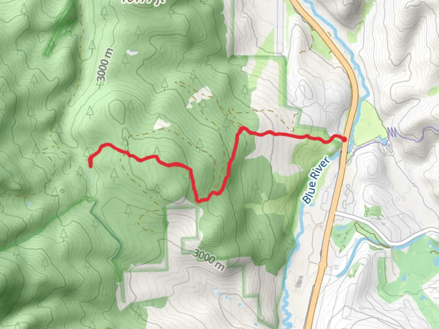 An image depicting the trail Colorado Trail from Summit County Recreational Pathway and its surrounding area.