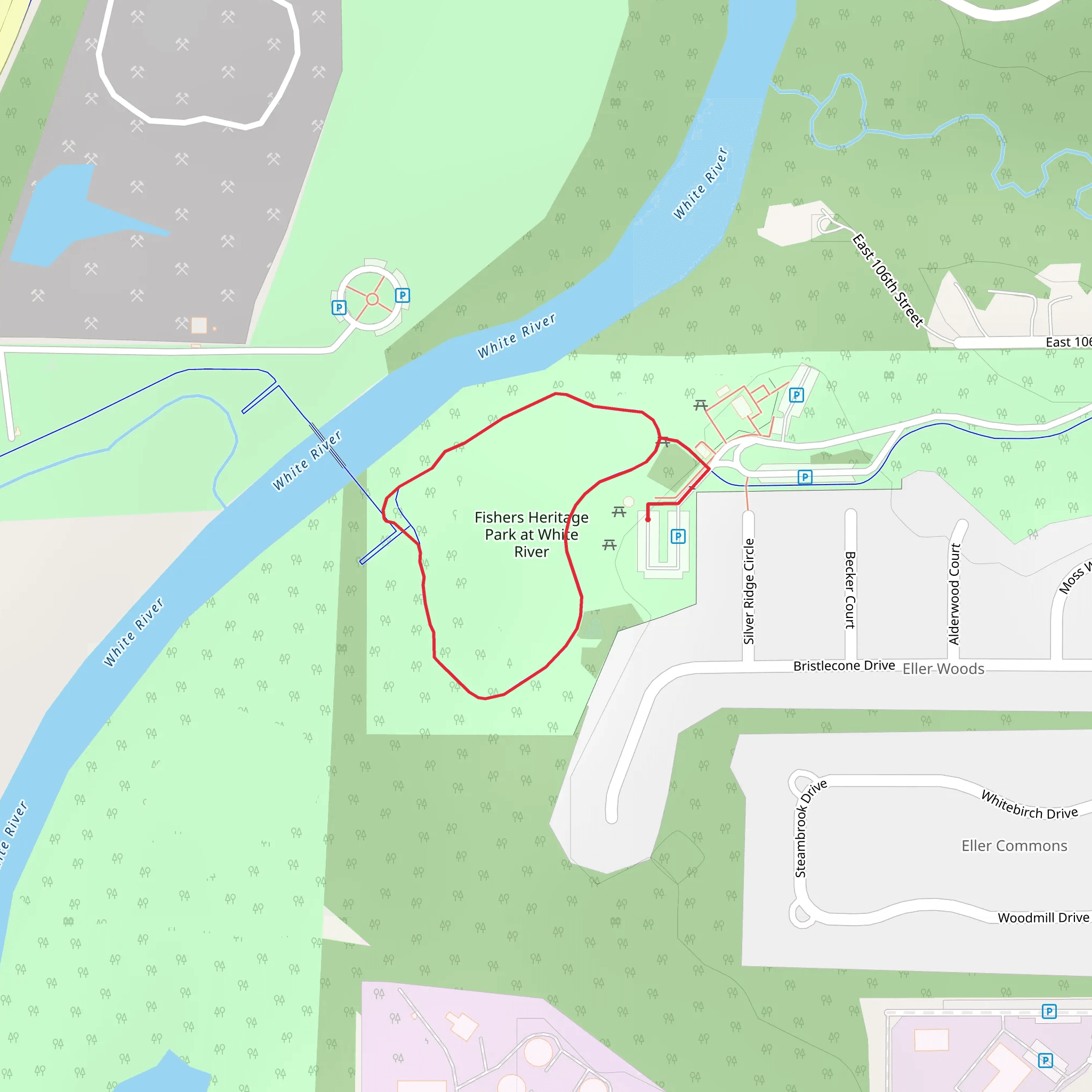Silver Ridge Circle Loop mobile static map