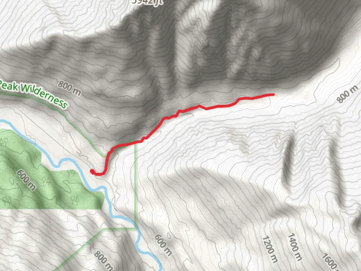 An image depicting the trail Sulphur Creek Trail and its surrounding area.