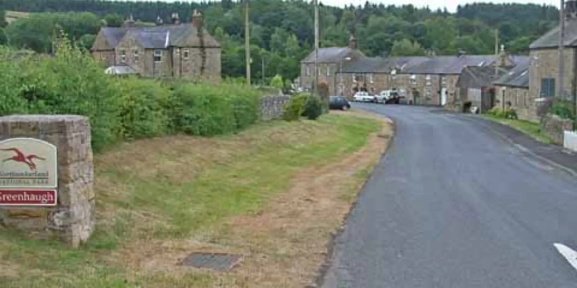 An image depicting the trail Greenhaugh and Thorneyburn Walk and its surrounding area.