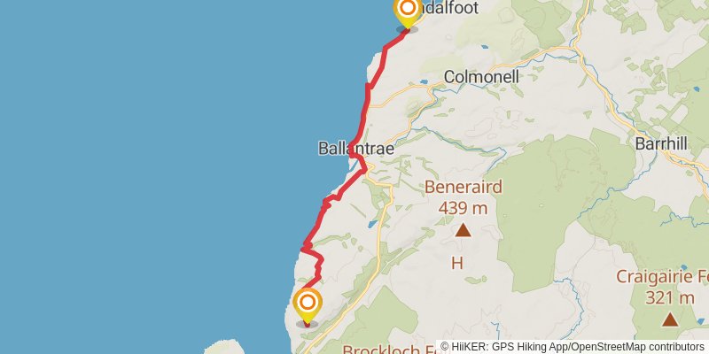 Firth o Clyde Rotary Trail stage 4 Map