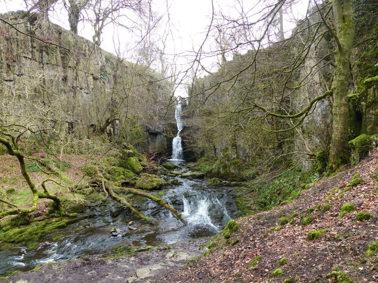 An image depicting the trail Catrigg Force and its surrounding area.